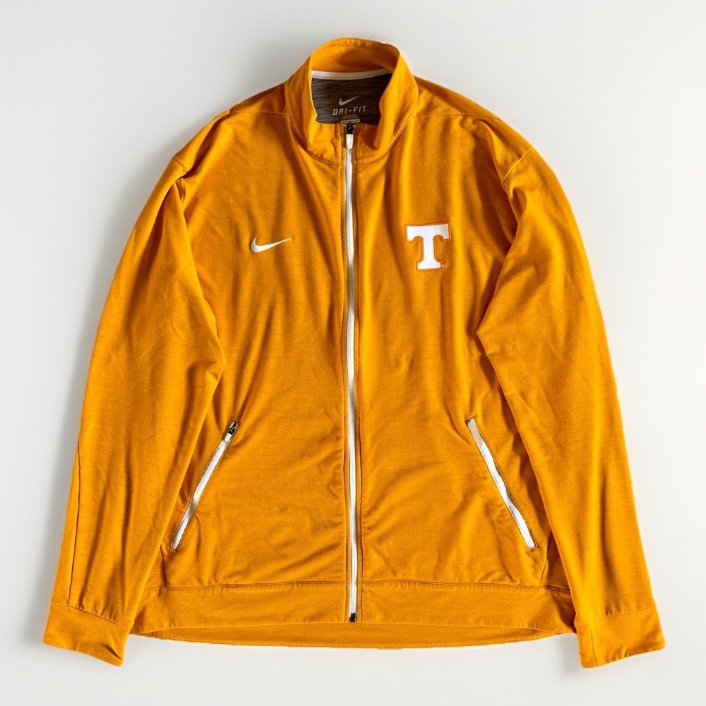 Tennessee Volunteers Track Jacket XXL Large Orange Nike Dri-FIT Full Zip NCAA